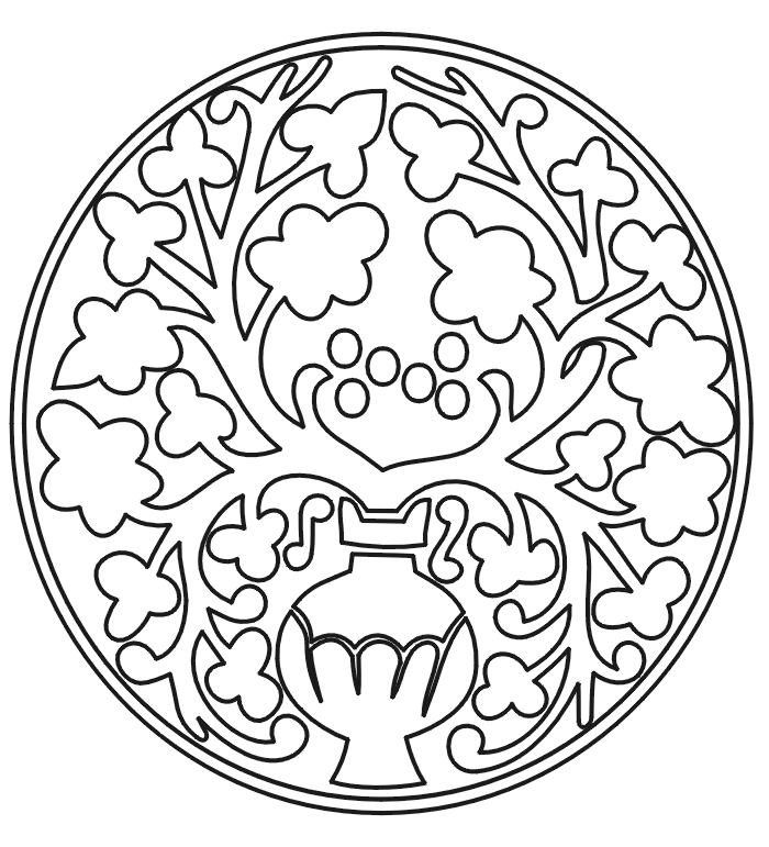 Plansa de colorat cu Medieval 31 25